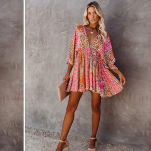 Vici | Babydoll Dress | Size Small